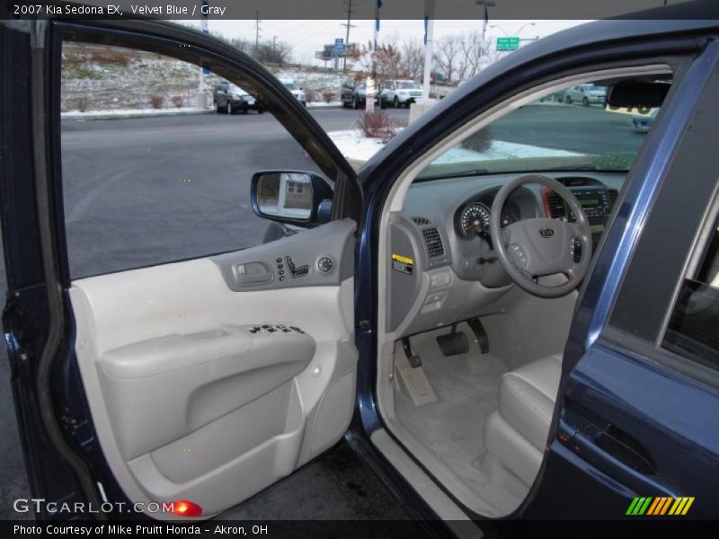 Velvet Blue / Gray 2007 Kia Sedona EX
