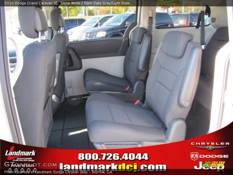 Stone White / Dark Slate Gray/Light Shale 2010 Dodge Grand Caravan SE