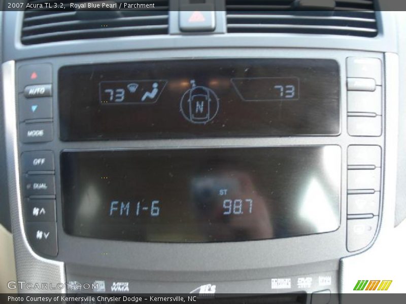 Royal Blue Pearl / Parchment 2007 Acura TL 3.2