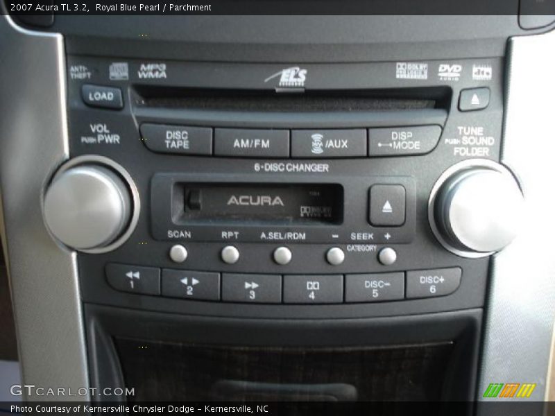 Royal Blue Pearl / Parchment 2007 Acura TL 3.2