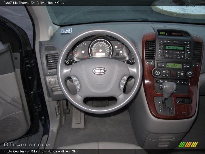Velvet Blue / Gray 2007 Kia Sedona EX