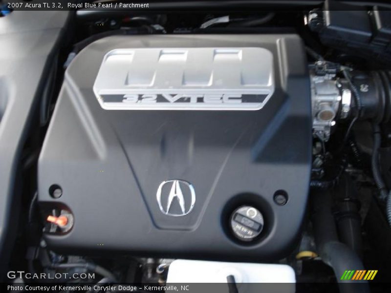 Royal Blue Pearl / Parchment 2007 Acura TL 3.2