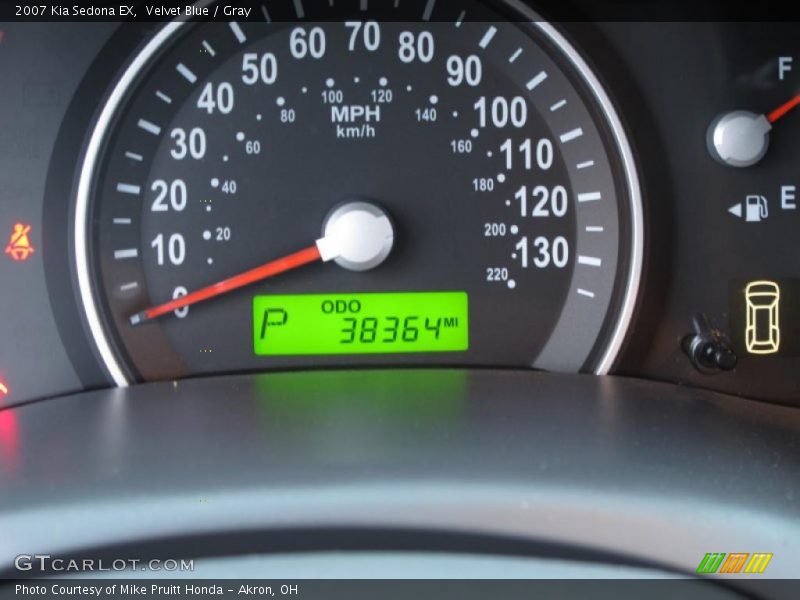 Velvet Blue / Gray 2007 Kia Sedona EX