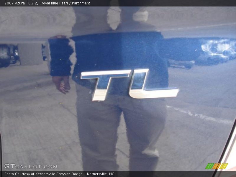 Royal Blue Pearl / Parchment 2007 Acura TL 3.2