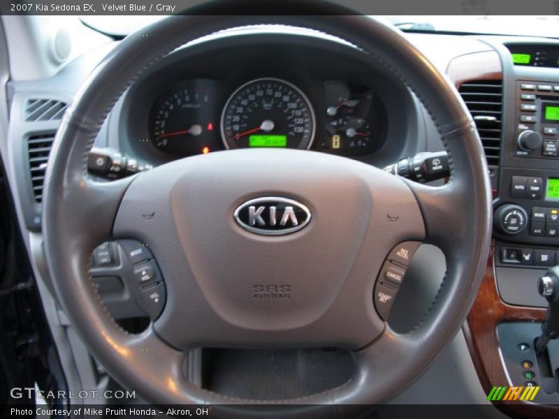 Velvet Blue / Gray 2007 Kia Sedona EX
