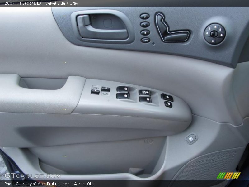 Velvet Blue / Gray 2007 Kia Sedona EX