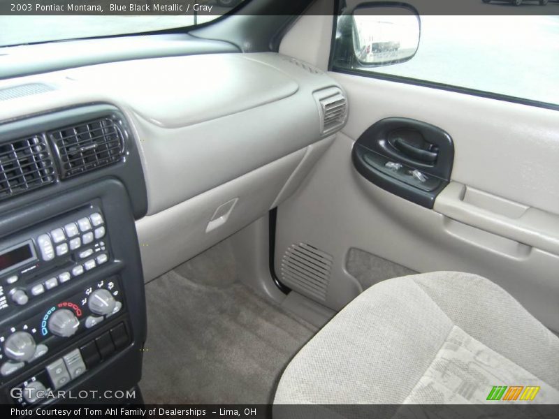 Blue Black Metallic / Gray 2003 Pontiac Montana