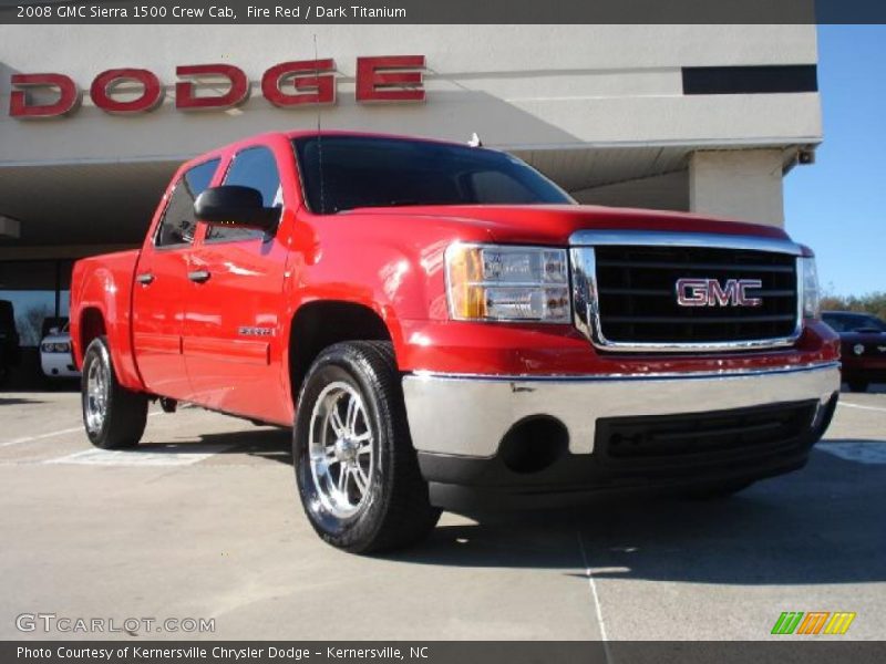 Fire Red / Dark Titanium 2008 GMC Sierra 1500 Crew Cab