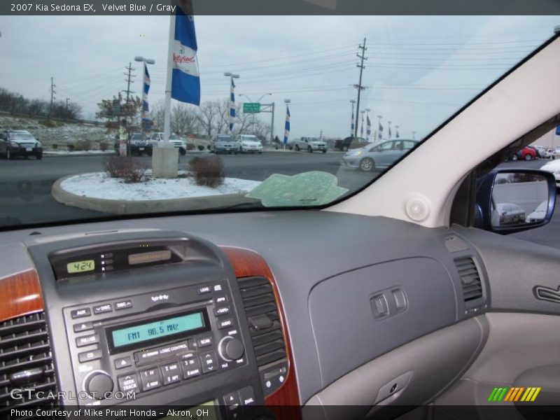 Velvet Blue / Gray 2007 Kia Sedona EX