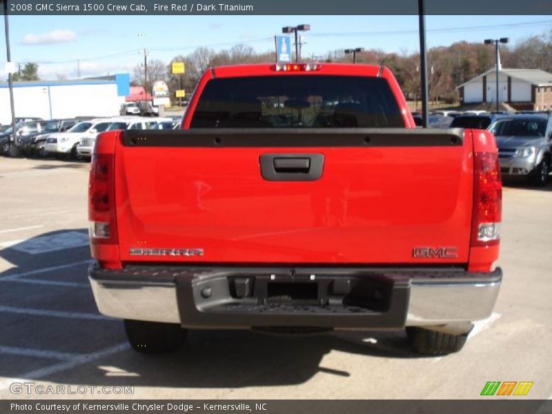 Fire Red / Dark Titanium 2008 GMC Sierra 1500 Crew Cab