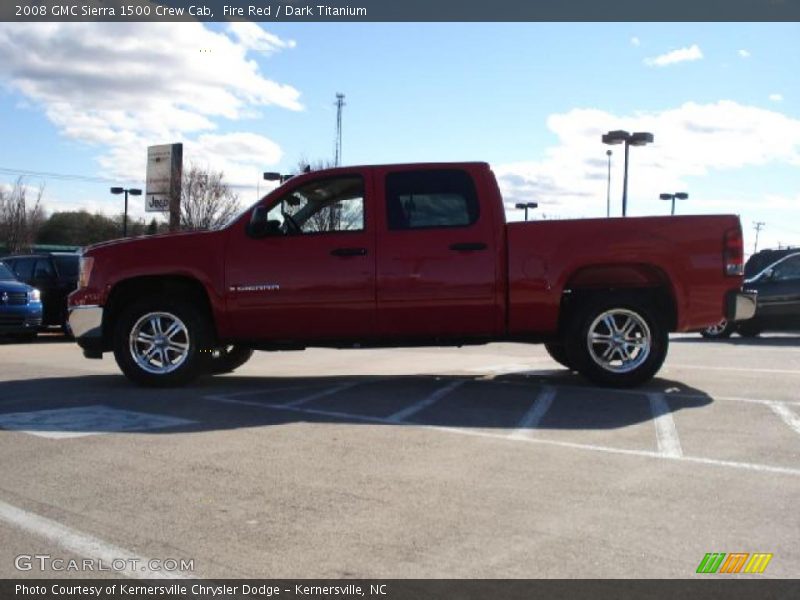 Fire Red / Dark Titanium 2008 GMC Sierra 1500 Crew Cab