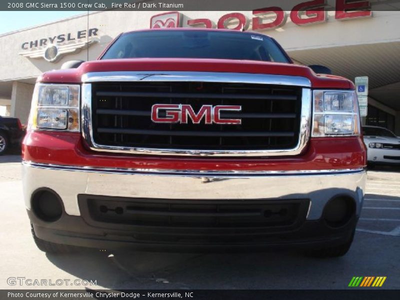 Fire Red / Dark Titanium 2008 GMC Sierra 1500 Crew Cab