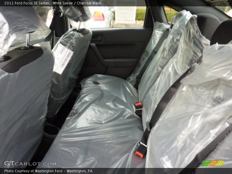 White Suede / Charcoal Black 2011 Ford Focus SE Sedan