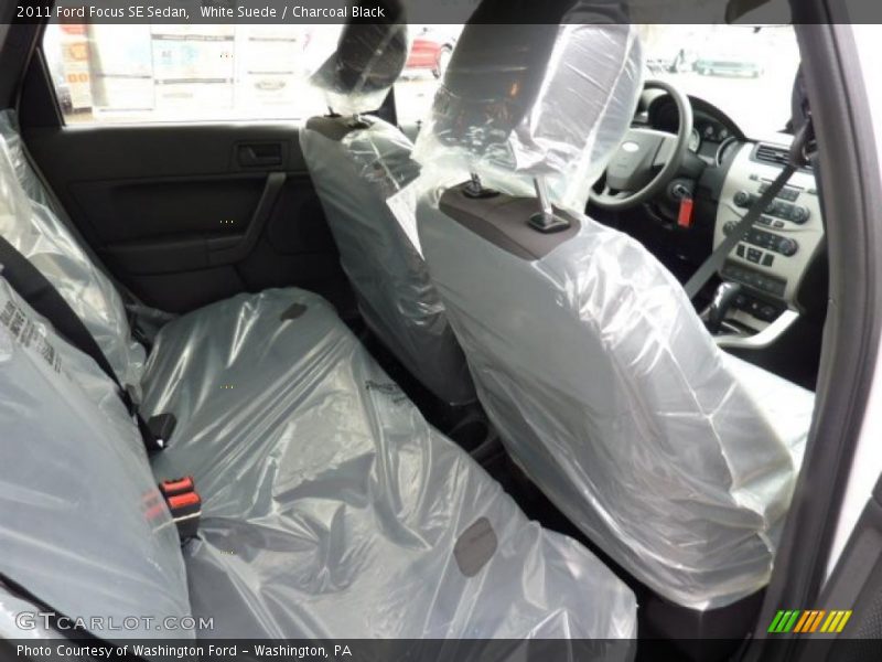 White Suede / Charcoal Black 2011 Ford Focus SE Sedan