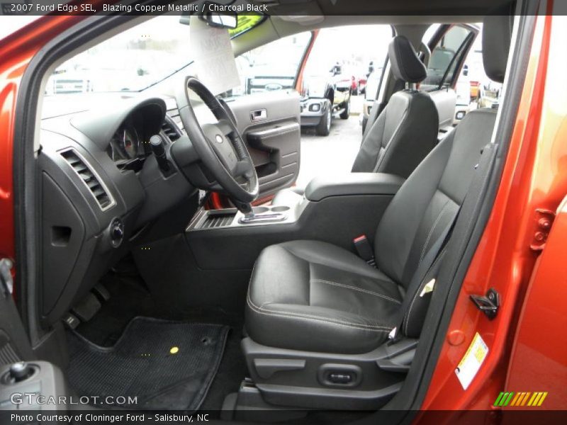  2007 Edge SEL Charcoal Black Interior