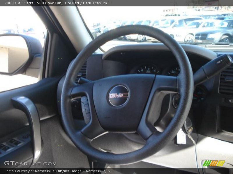 Fire Red / Dark Titanium 2008 GMC Sierra 1500 Crew Cab