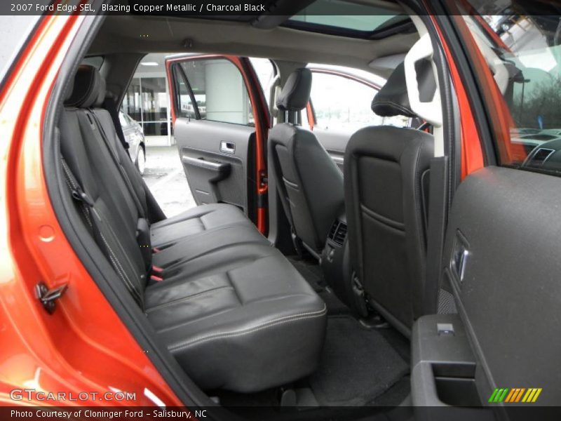 Blazing Copper Metallic / Charcoal Black 2007 Ford Edge SEL