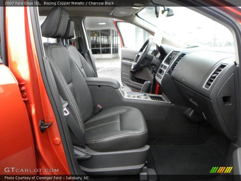 Blazing Copper Metallic / Charcoal Black 2007 Ford Edge SEL
