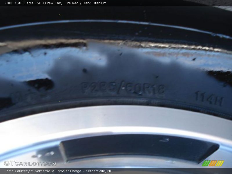 Fire Red / Dark Titanium 2008 GMC Sierra 1500 Crew Cab