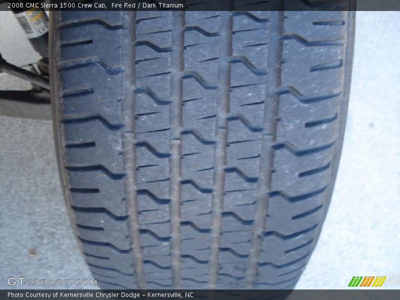 Fire Red / Dark Titanium 2008 GMC Sierra 1500 Crew Cab