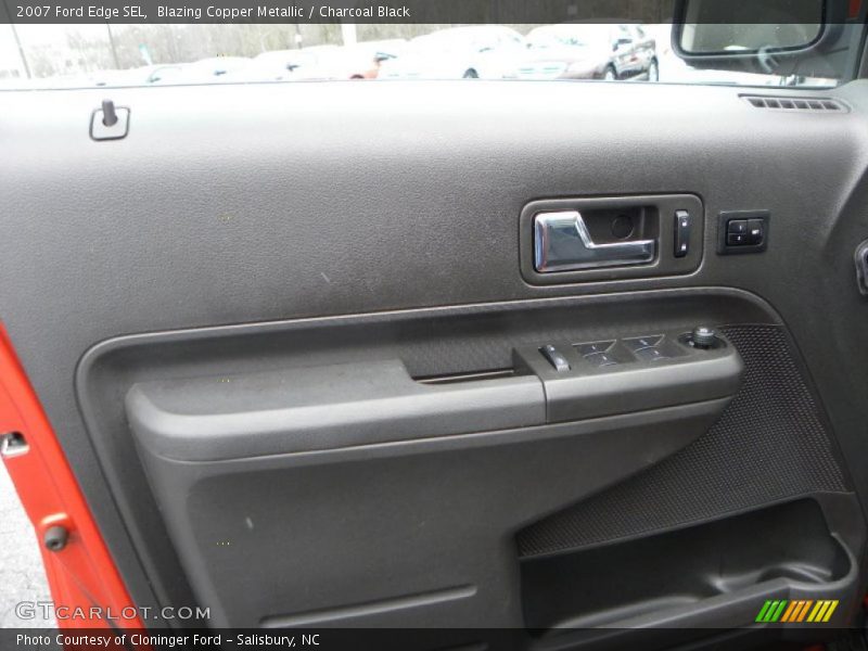 Blazing Copper Metallic / Charcoal Black 2007 Ford Edge SEL