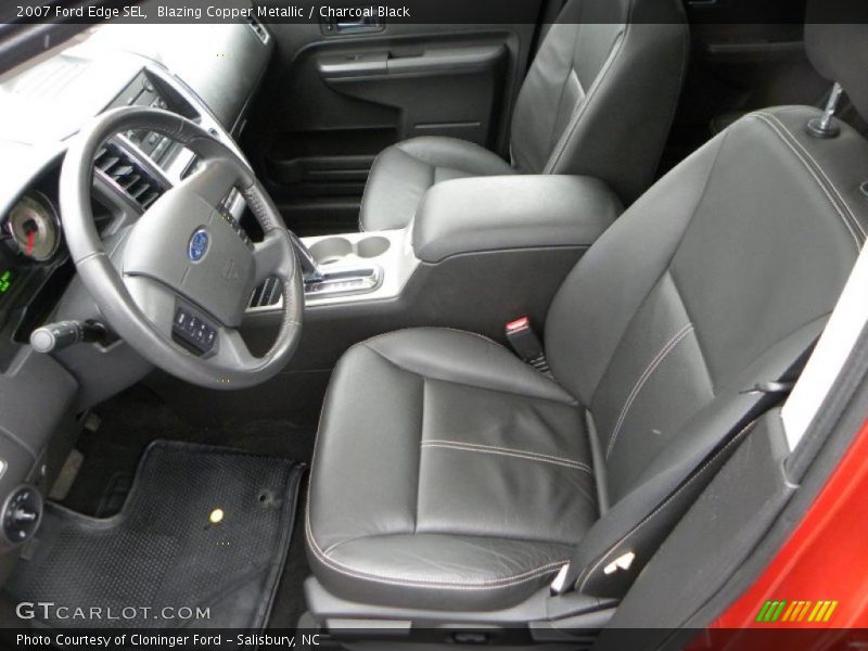  2007 Edge SEL Charcoal Black Interior