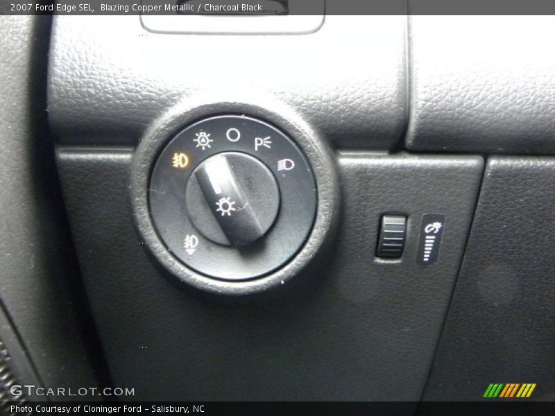 Blazing Copper Metallic / Charcoal Black 2007 Ford Edge SEL