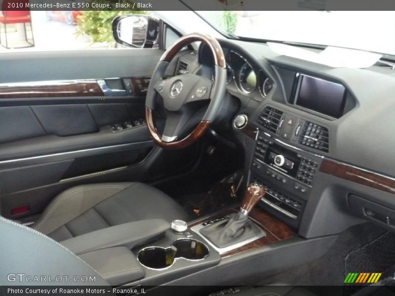  2010 E 550 Coupe Black Interior