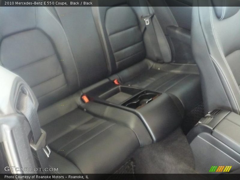  2010 E 550 Coupe Black Interior