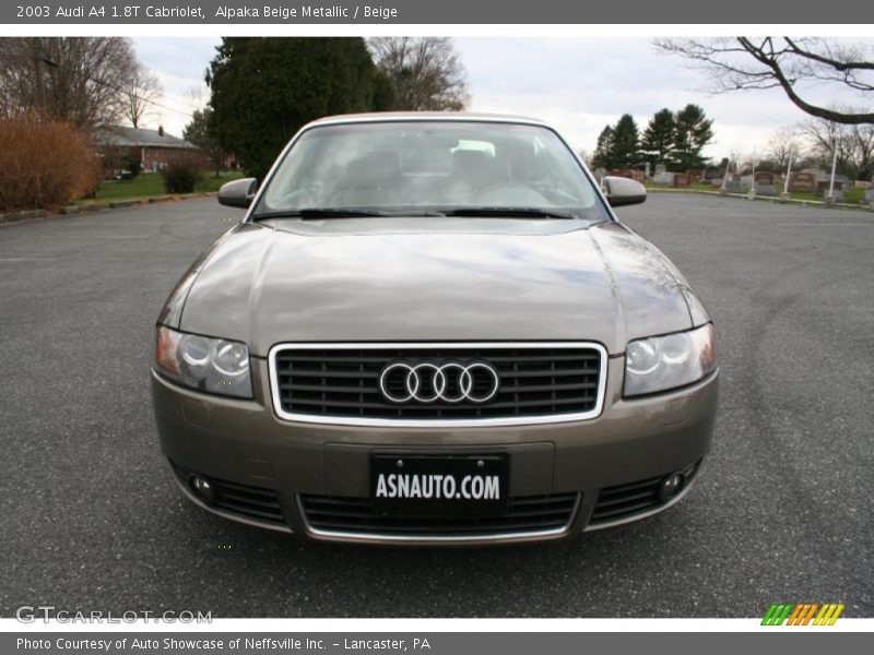 Alpaka Beige Metallic / Beige 2003 Audi A4 1.8T Cabriolet