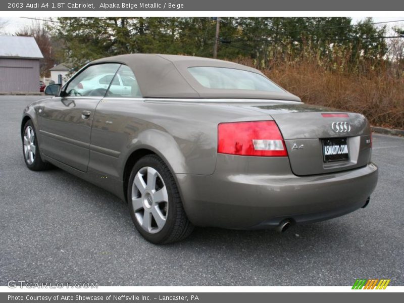  2003 A4 1.8T Cabriolet Alpaka Beige Metallic