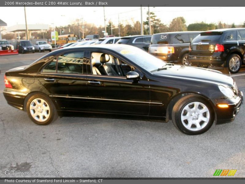 Black / Black 2006 Mercedes-Benz C 280 4Matic Luxury