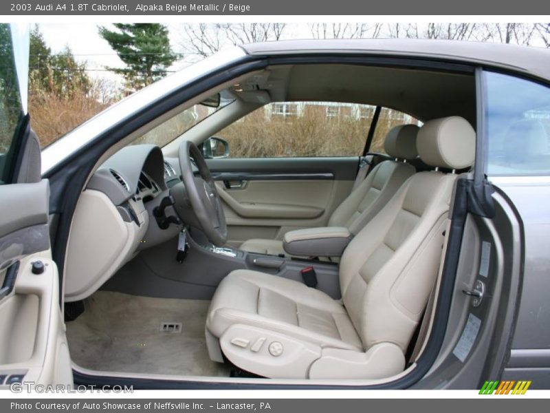  2003 A4 1.8T Cabriolet Beige Interior