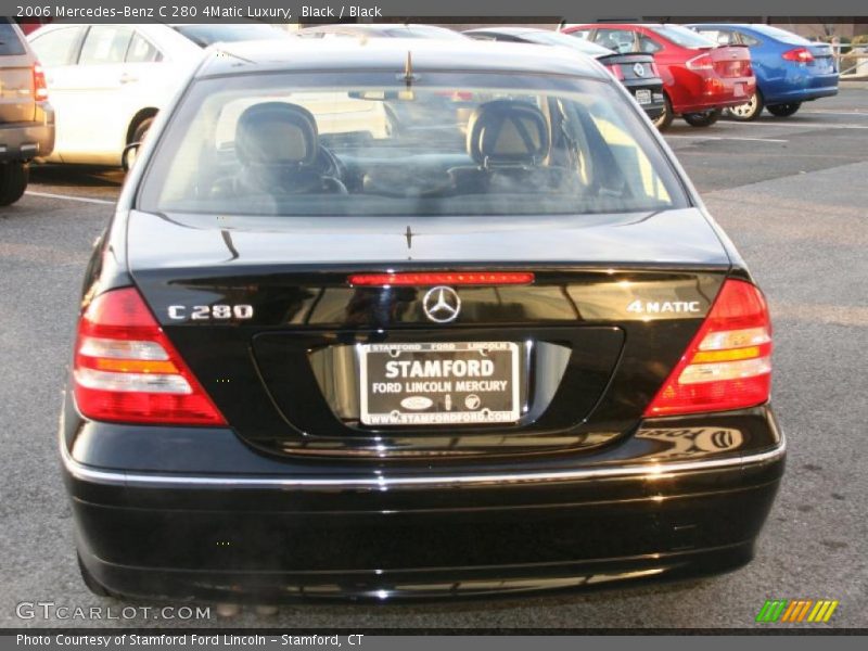 Black / Black 2006 Mercedes-Benz C 280 4Matic Luxury