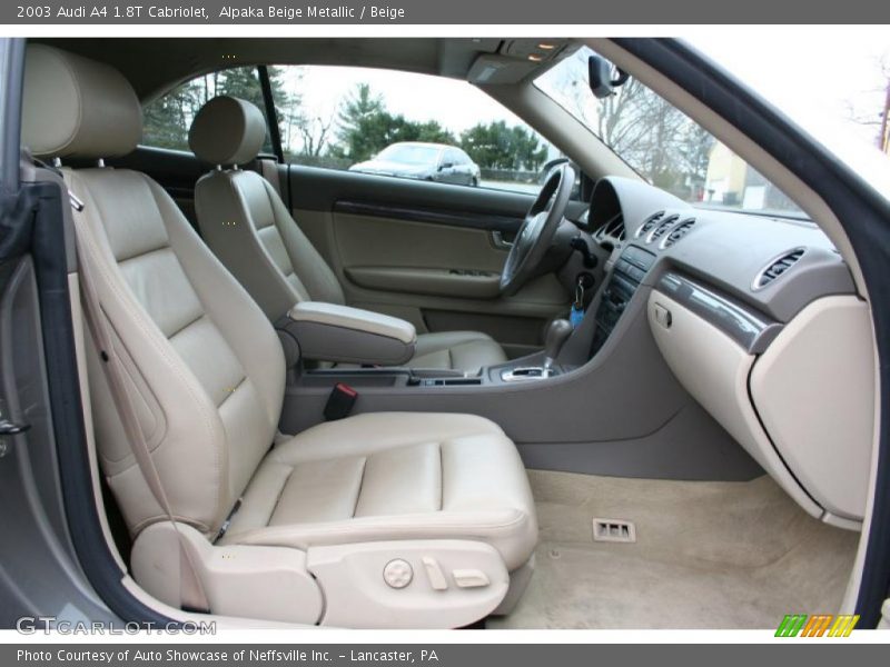  2003 A4 1.8T Cabriolet Beige Interior