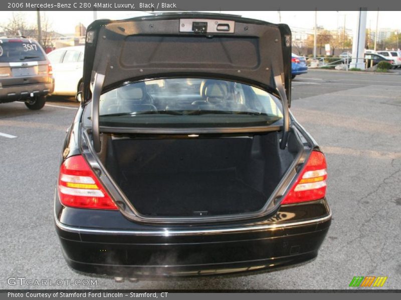 Black / Black 2006 Mercedes-Benz C 280 4Matic Luxury