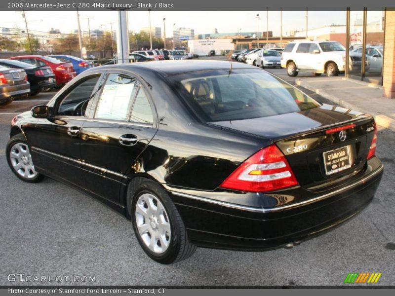 Black / Black 2006 Mercedes-Benz C 280 4Matic Luxury