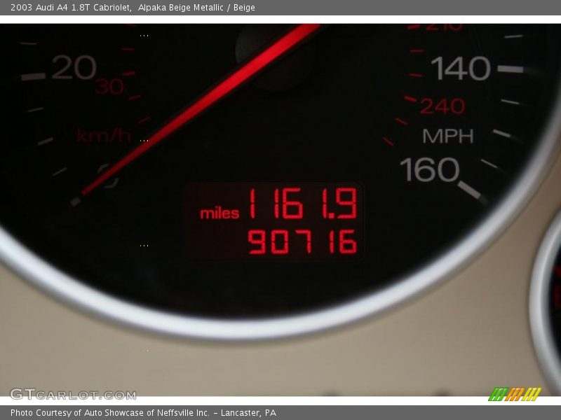 Alpaka Beige Metallic / Beige 2003 Audi A4 1.8T Cabriolet