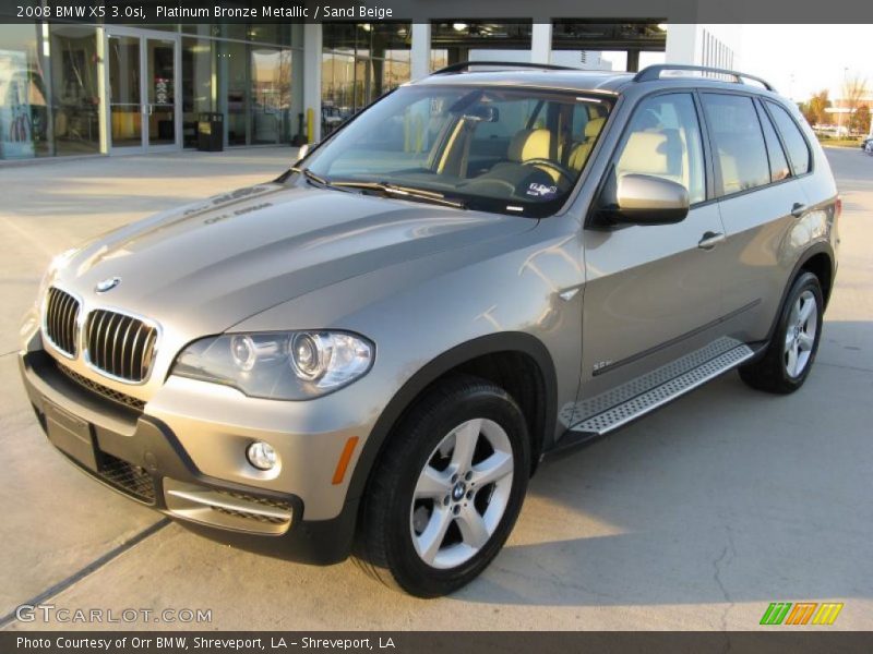 Platinum Bronze Metallic / Sand Beige 2008 BMW X5 3.0si