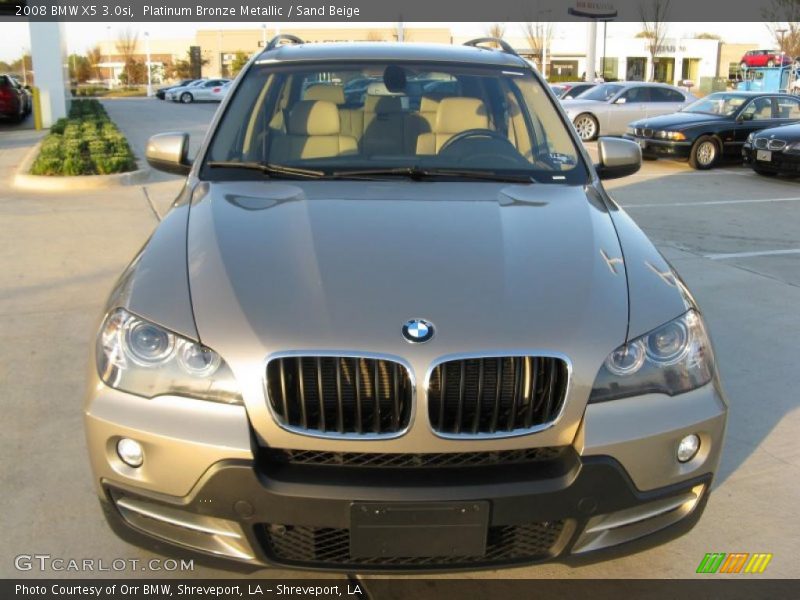Platinum Bronze Metallic / Sand Beige 2008 BMW X5 3.0si