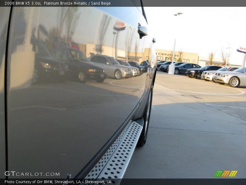 Platinum Bronze Metallic / Sand Beige 2008 BMW X5 3.0si