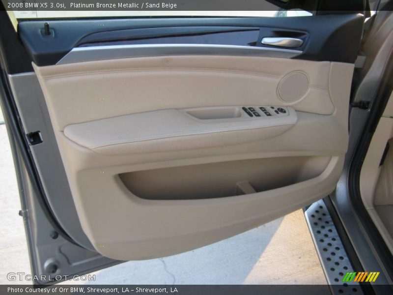 Platinum Bronze Metallic / Sand Beige 2008 BMW X5 3.0si