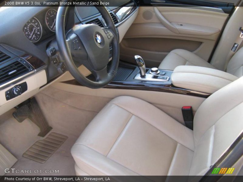 Platinum Bronze Metallic / Sand Beige 2008 BMW X5 3.0si