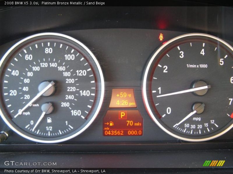Platinum Bronze Metallic / Sand Beige 2008 BMW X5 3.0si