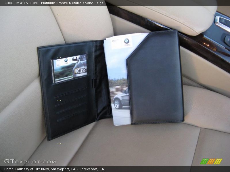 Platinum Bronze Metallic / Sand Beige 2008 BMW X5 3.0si