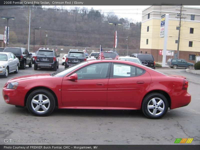 Crimson Red / Ebony 2008 Pontiac Grand Prix Sedan