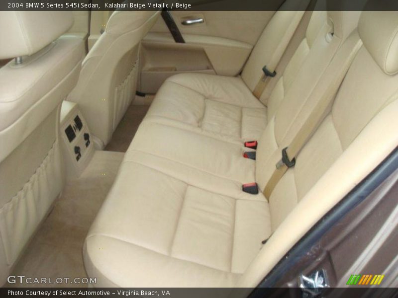 Kalahari Beige Metallic / Beige 2004 BMW 5 Series 545i Sedan