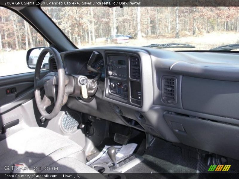 Silver Birch Metallic / Dark Pewter 2004 GMC Sierra 1500 Extended Cab 4x4