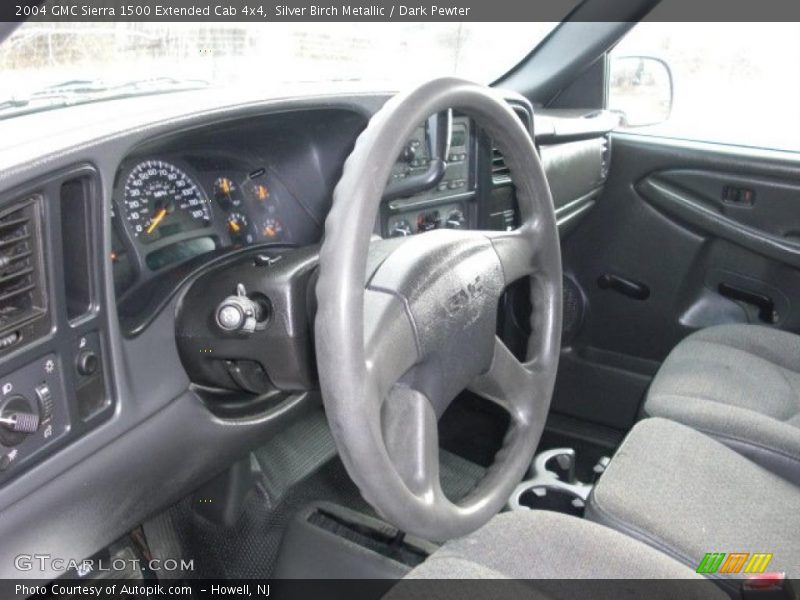 Silver Birch Metallic / Dark Pewter 2004 GMC Sierra 1500 Extended Cab 4x4
