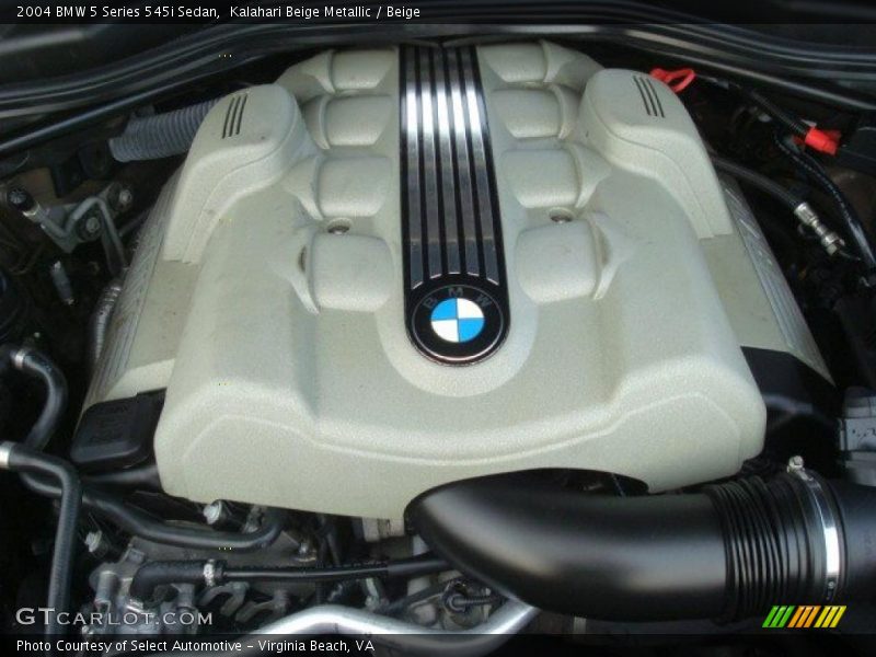 Kalahari Beige Metallic / Beige 2004 BMW 5 Series 545i Sedan